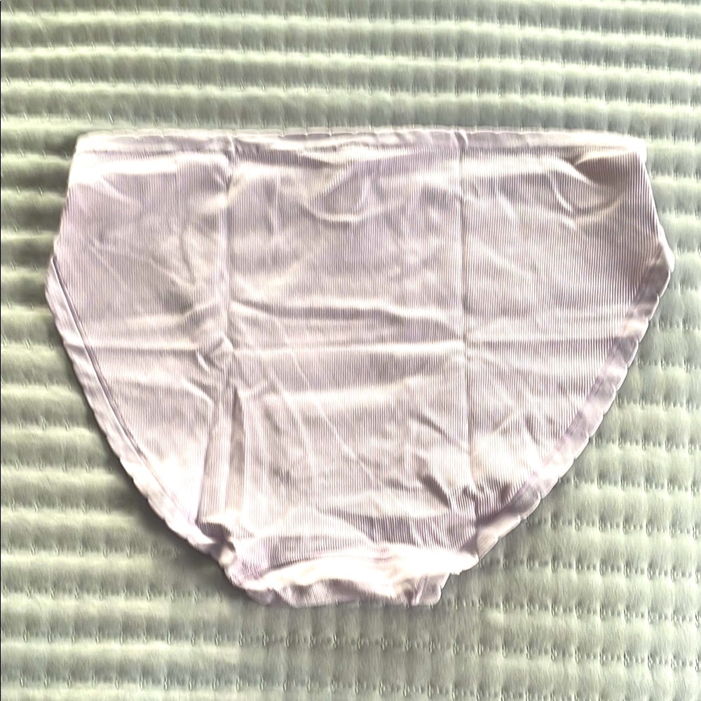 Victoria Secret Lavender Ribbed Briefs - Picture 3 of 3